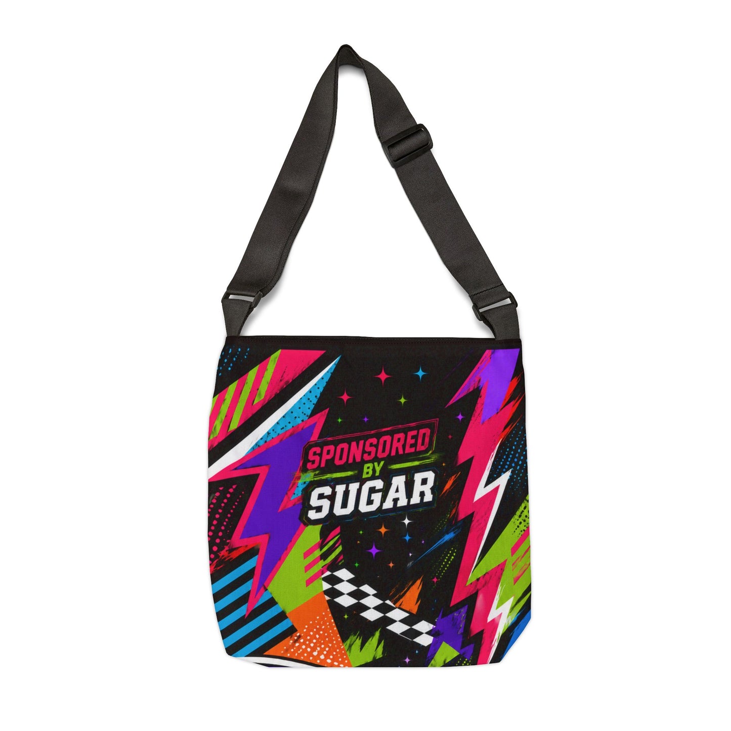 Modi-co Sponsored by Sugar Neon Adjustable Tote Bag